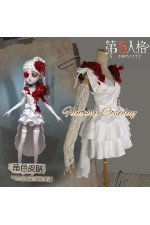 Identity V Perfumer Crimson Bride White Formal Dress Cosplay Costume